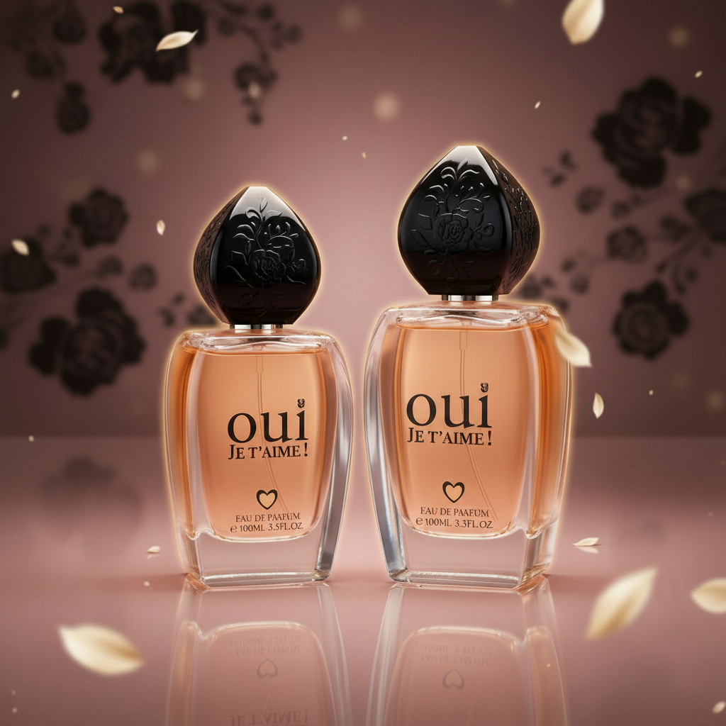 100 ml + 30 ml Eau de Perfume "OUI JE T’AIME" Cypřišová - Ovocná Vůně pro Ženy 6 