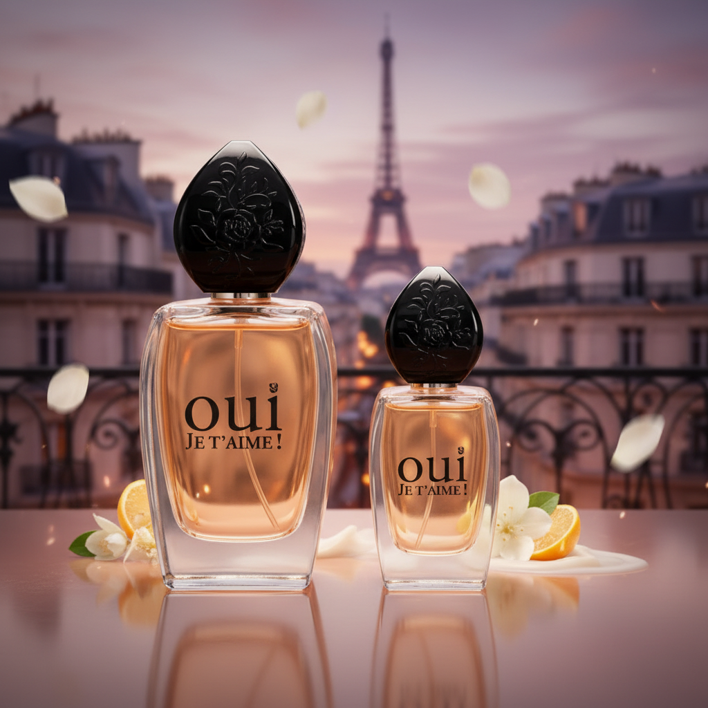 100 ml + 30 ml Eau de Perfume "OUI JE T’AIME" Cypřišová - Ovocná Vůně pro Ženy
