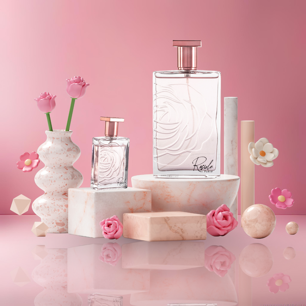 100 ml + 30 ml Eau de Perfume "ROSIALE" Svěží - Květinová Vůně pro Ženy 1 