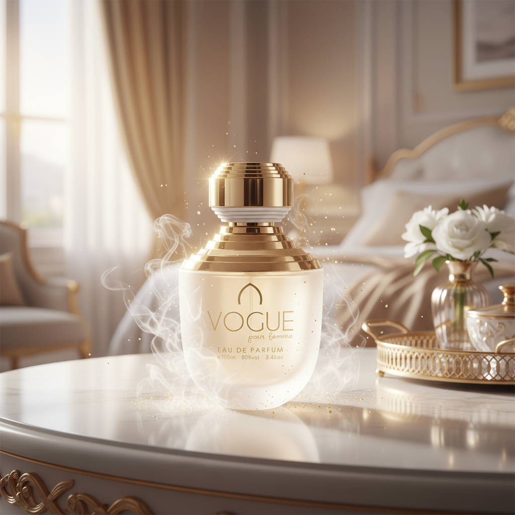 100 ml Eau de Perfume VOGUE Ovocná Květinová Pižmová Vůně pro Ženy