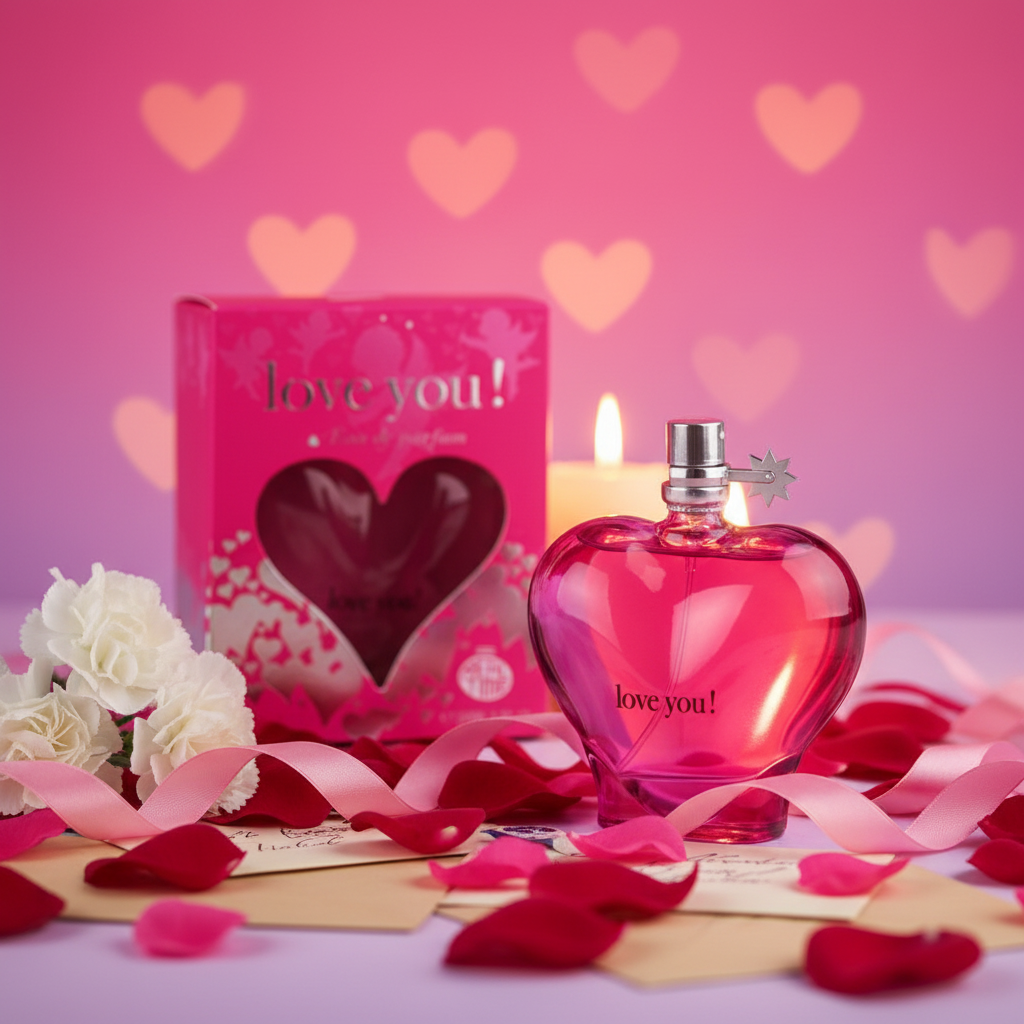 100 ml Eau de Parfum "Love You Pink" Ovocná - Citrusová Vůně pro Ženy