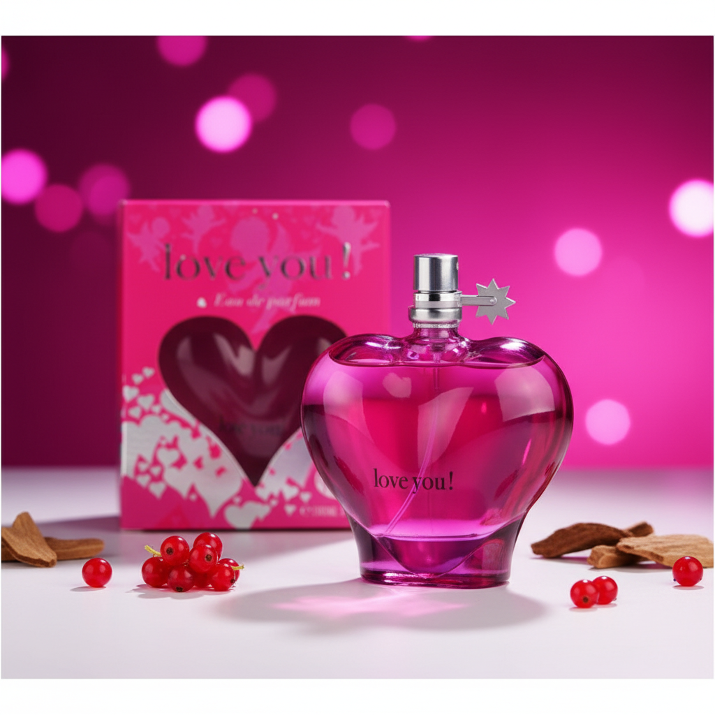 100 ml Eau de Parfum "Love You Pink" Ovocná - Citrusová Vůně pro Ženy 4 