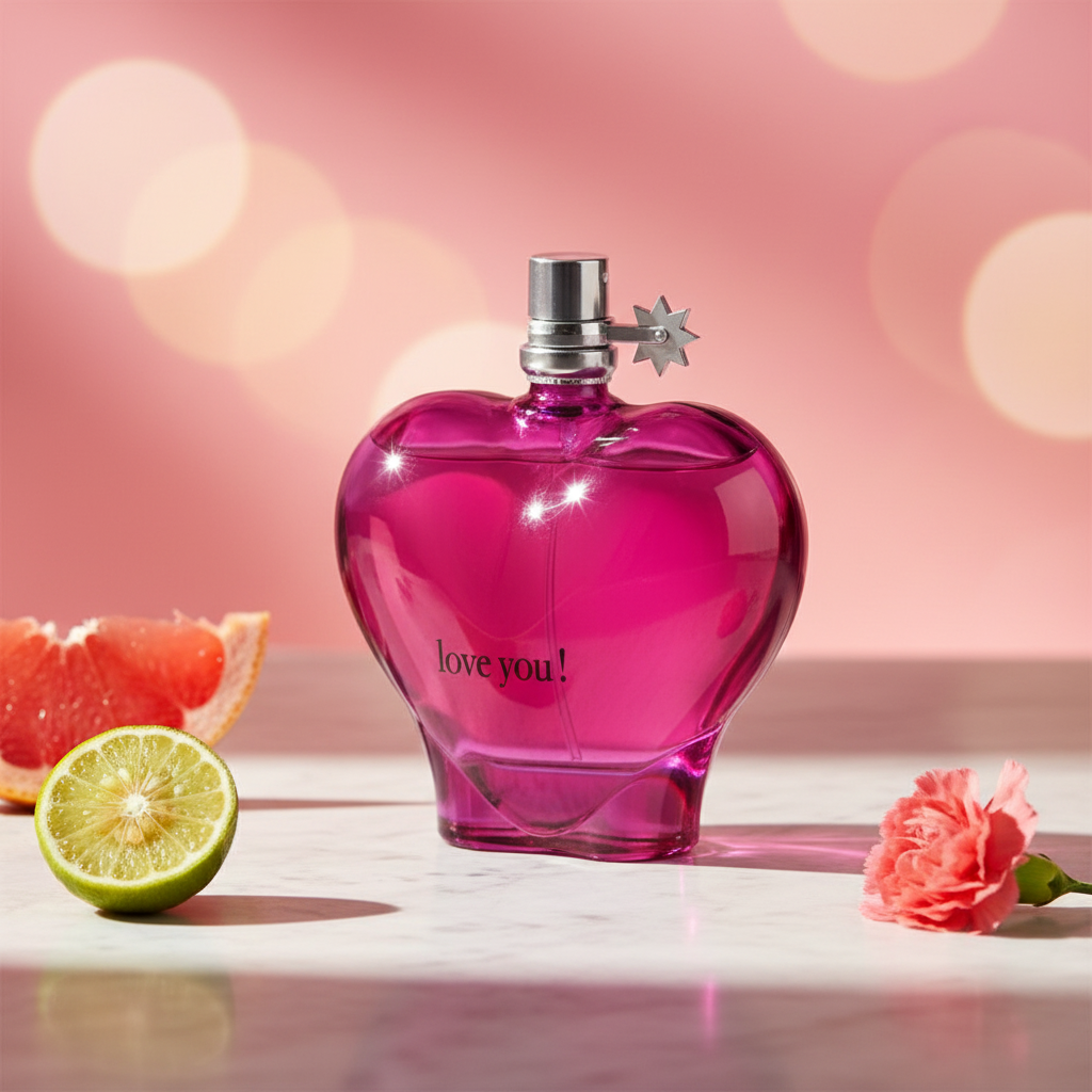 100 ml Eau de Parfum "Love You Pink" Ovocná - Citrusová Vůně pro Ženy 8 