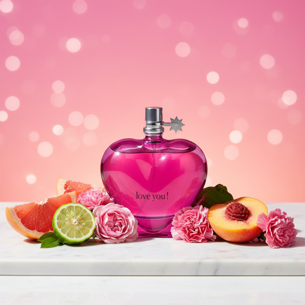 100 ml Eau de Parfum "Love You Pink" Ovocná - Citrusová Vůně pro Ženy