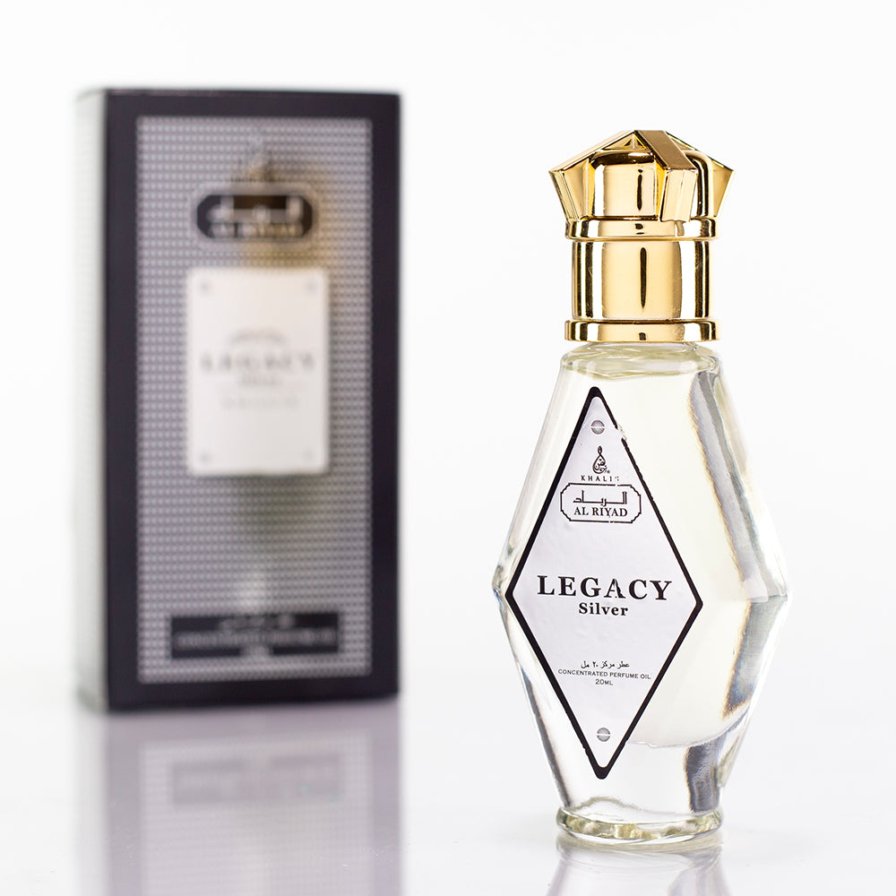 Parfémový olej 20ml "Legacy Silver" – dřevitá vůně unisex 1 