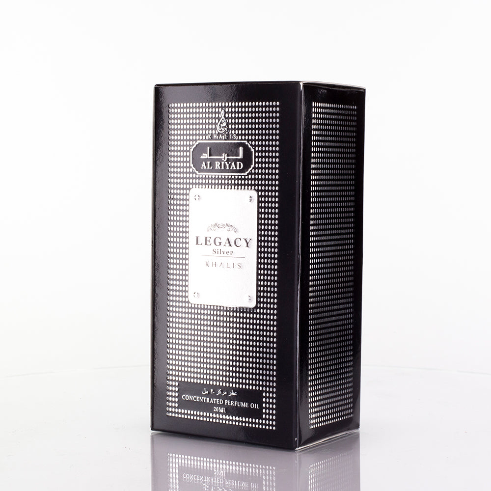 Parfémový olej 20ml "Legacy Silver" – dřevitá vůně unisex 5 
