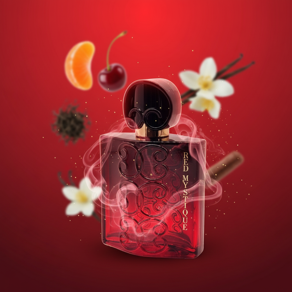 EDP 100ml "Black Intense Red Mystike" - květinovo-ovocná vůně