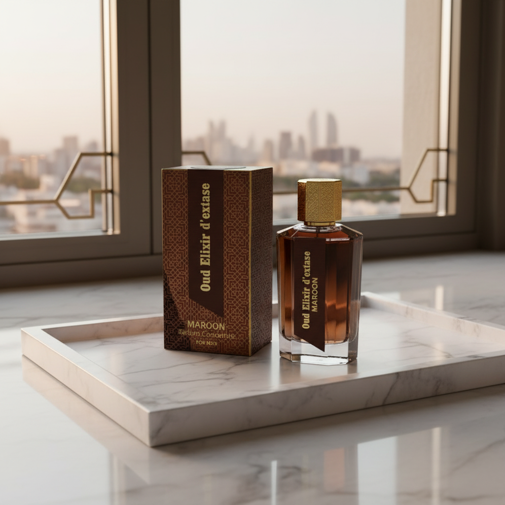 EDP 100ml "Oud Elixir D’extase Maroon" - orientálně-dřevitá vůně 5 