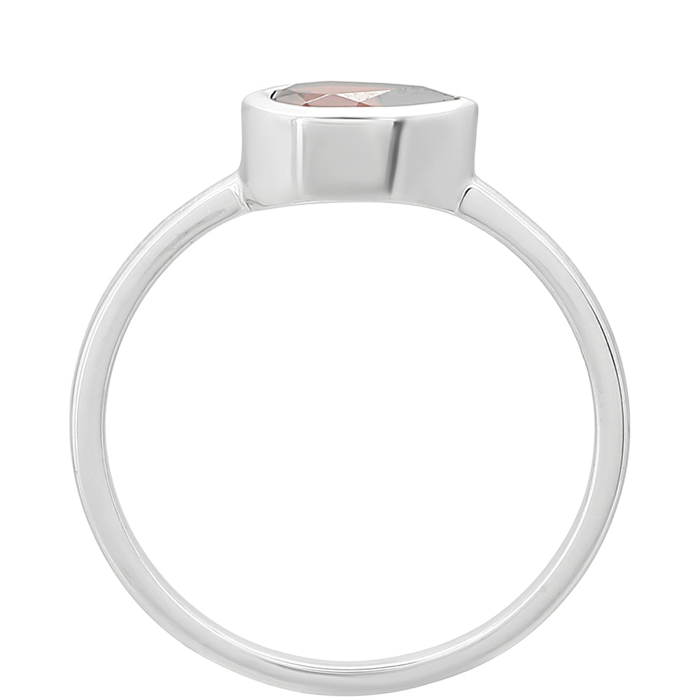 Stříbro 925/1000 - Prsten s Granátem - Karátové číslo: 0.76. přibližná hmotnost: 1.6 gramů 4 