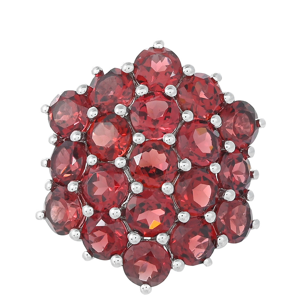 Stříbrný Prsten s Rhodolitovým Granátem