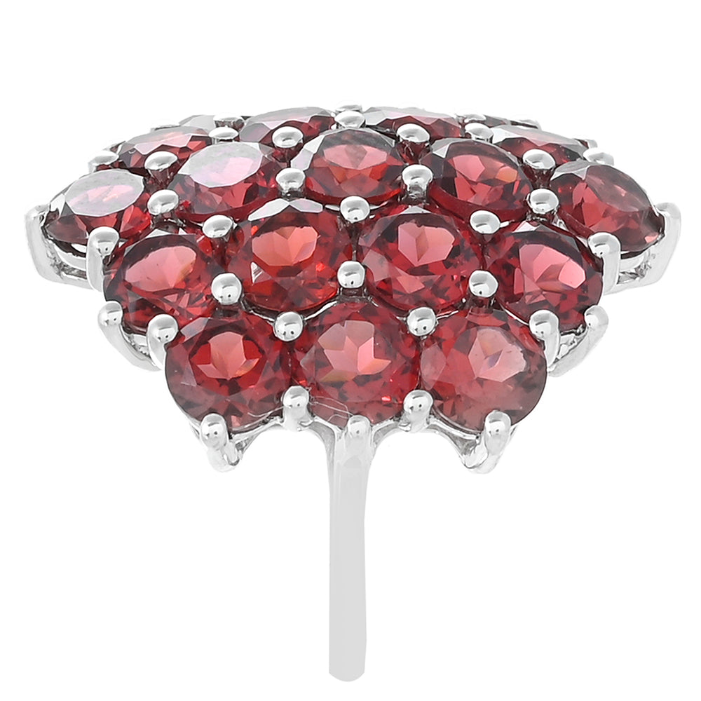 Stříbrný Prsten s Rhodolitovým Granátem 3 