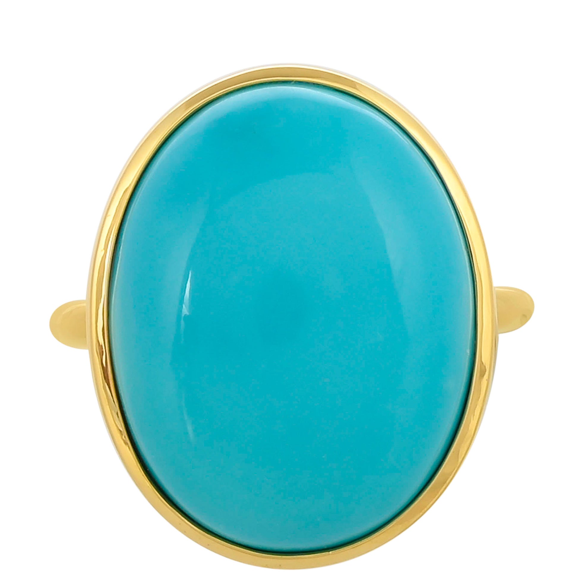 Pozlacený Stříbrný Prsten s Tyrkysem Sleeping Beauty 1 