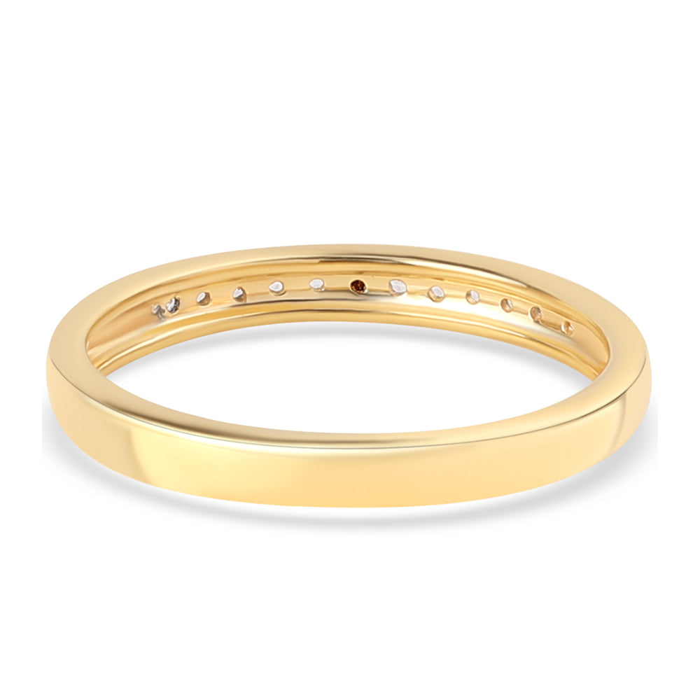 Pozlacený 925 / 1000 Sterlingové Stříbro Prsten s Červeným Diamantem a Bílým Topazem 6 