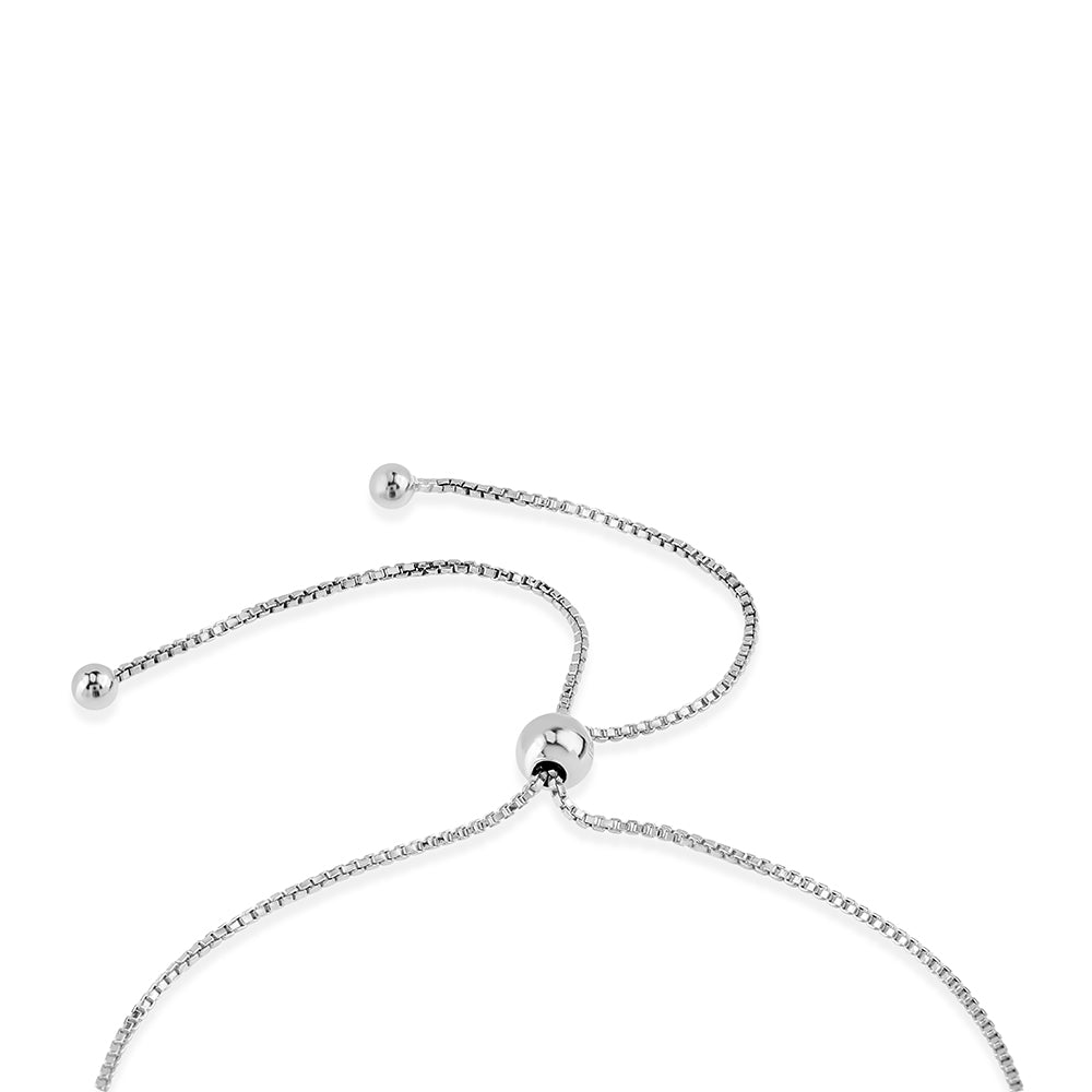 925 / 1000 Sterlingové Stříbro Náramek s Grandidieritem a Bílým Topazem 3 