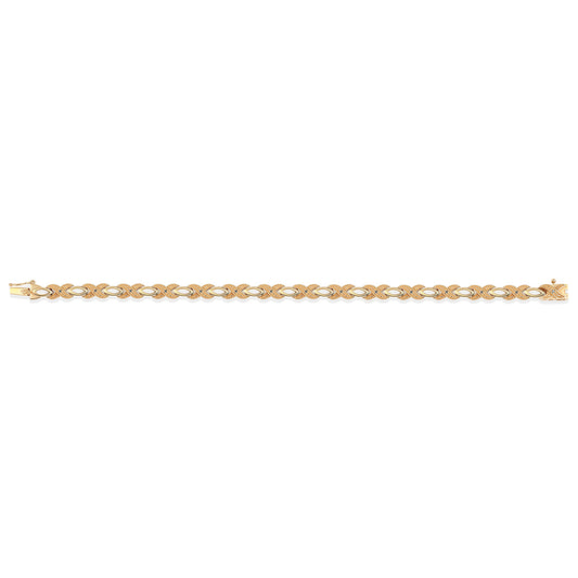 Pozlacený 925 / 1000 Sterlingové Stříbro Náramek s Modrým Diamantem
