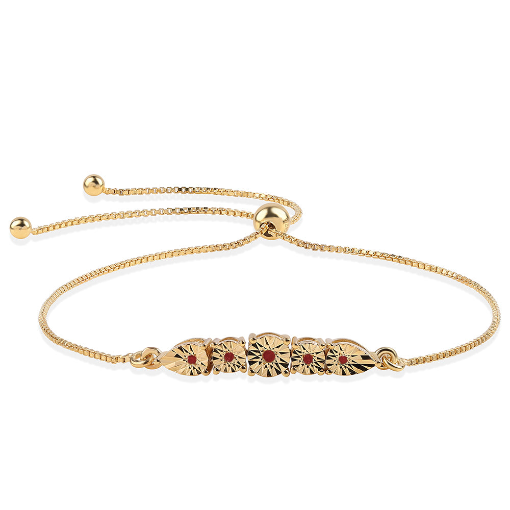 Pozlacené Stříbro 925/1000 - Náramek s Bílým Diamantem - Karátové číslo: 0.04. přibližná hmotnost: 3.19 gramů 1 