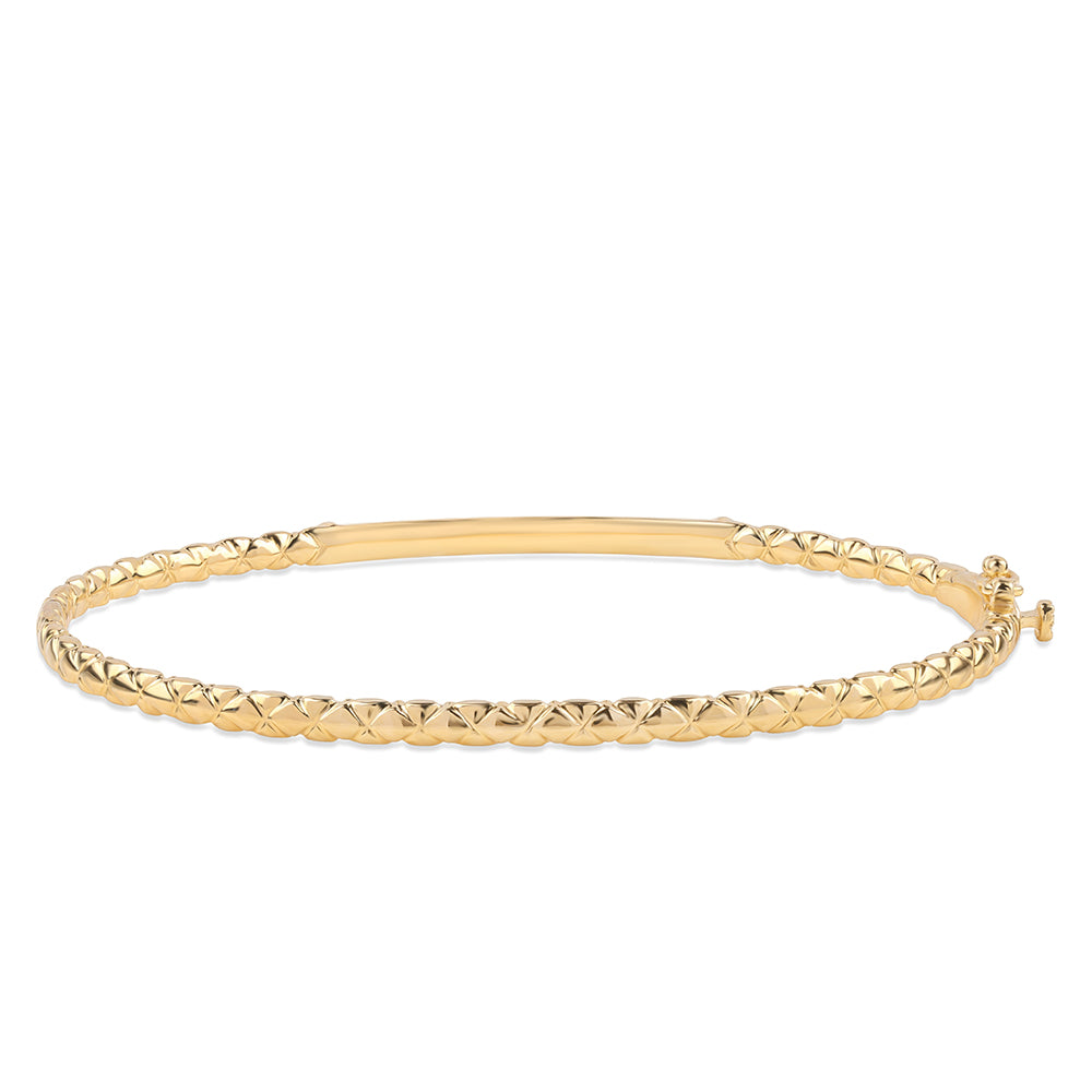 Pozlacené Stříbro 925/1000 - Náramek s Černým Diamantem - Karátové číslo: 0.14. přibližná hmotnost: 8.56 gramů