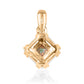 Pozlacený 925 / 1000 Sterlingové Stříbro Přívěsek s Mystickým Topazem a Bílým Topazem