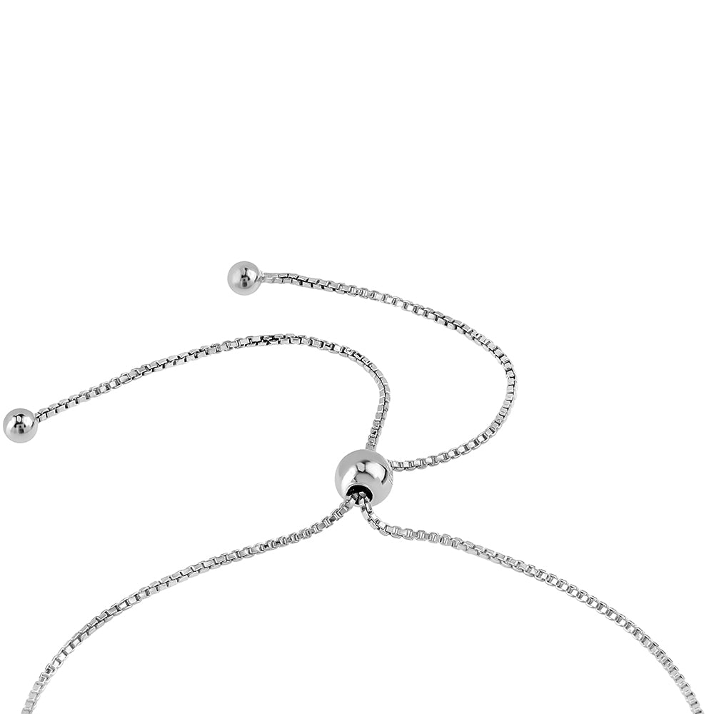 Stříbro 925/1000 - Náramek s Brazilským Citrínem tř.AA - Karátové číslo: 2.75. přibližná hmotnost: 2.8 gramů