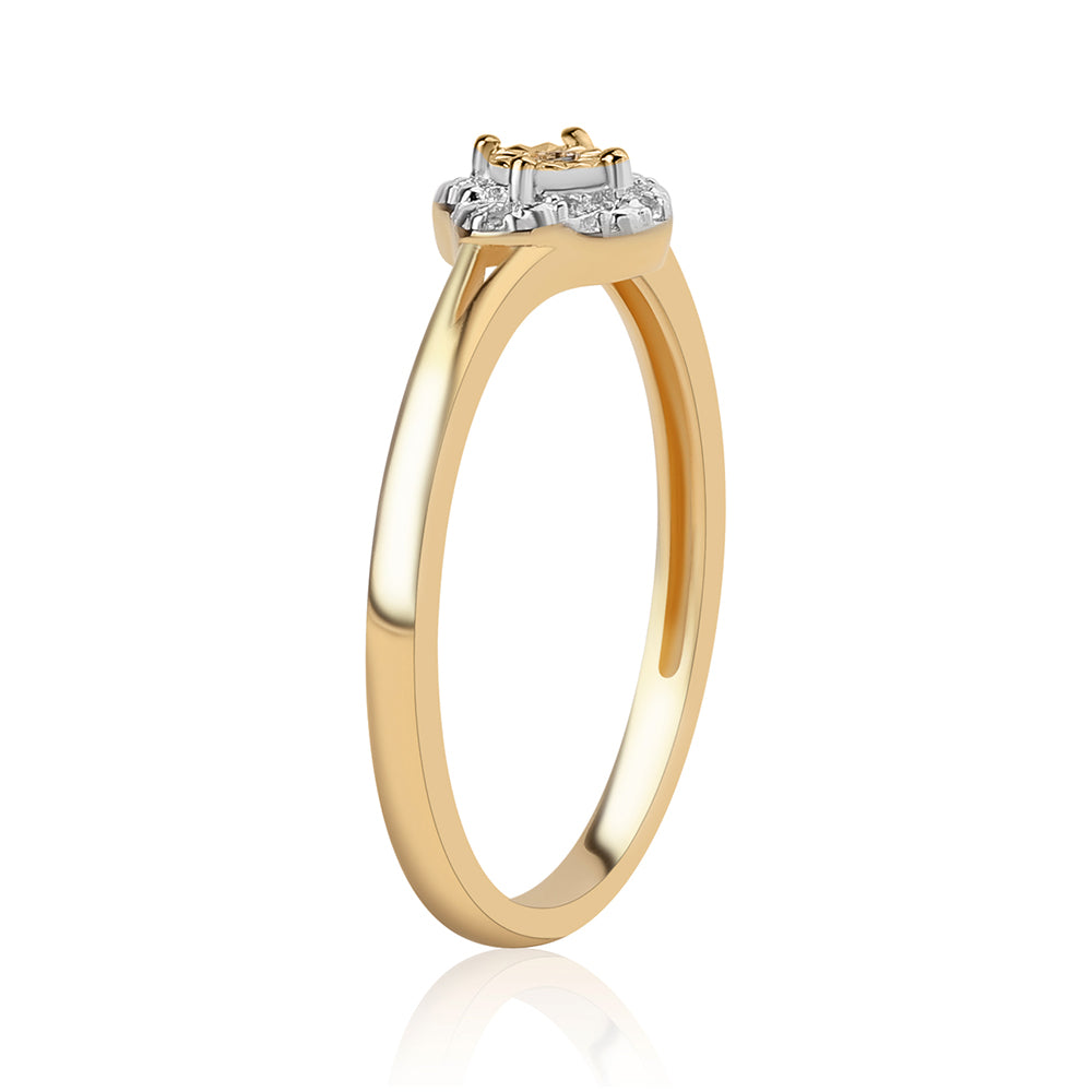 Pozlacené Stříbro 925/1000 - Sada s Modrým Diamantem a Bílým Topazem - Karátové číslo: 0.17. přibližná hmotnost: 4.32 gramů ( Náušnice+Prsten+Přívěsek ) 5 