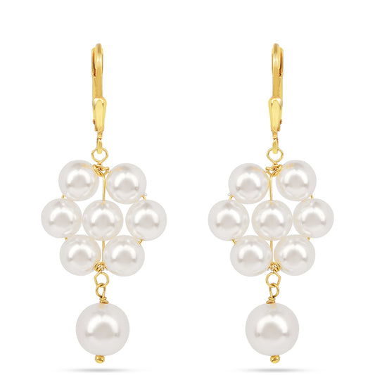 Pozlacené Stříbro 925/1000 - Náušnice  - Karátové číslo: 26.3. přibližná hmotnost: 6.56 gramů