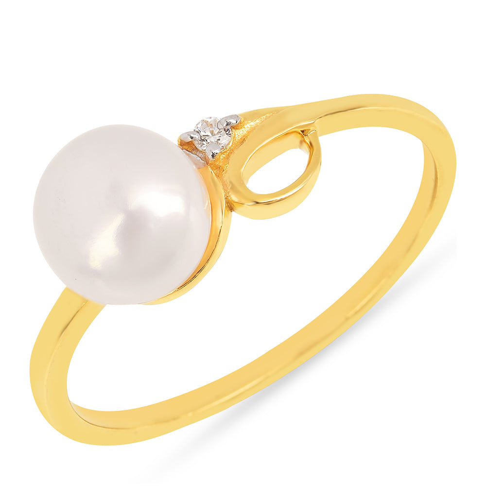 Pozlacené Stříbro 925/1000 - Prsten s Bílým Zirkonem - Karátové číslo: 2.46. přibližná hmotnost: 1.82 gramů 1 