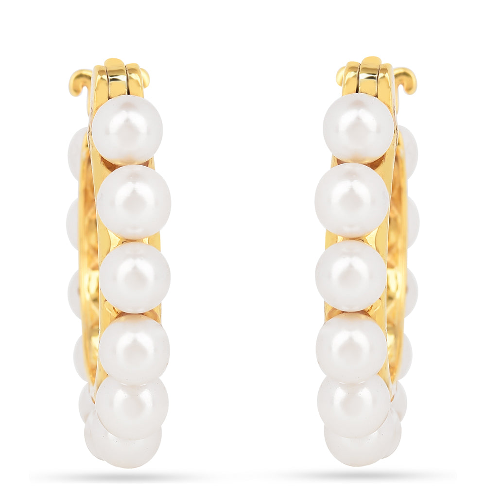 Pozlacené Stříbro 925/1000 - Náušnice  - Karátové číslo: 11.93. přibližná hmotnost: 5.5 gramů