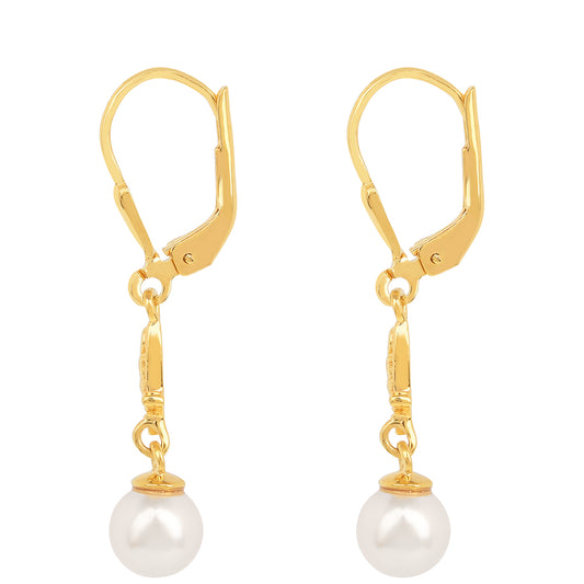 Pozlacené Stříbrné Náušnice