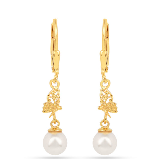 Pozlacené Stříbrné Náušnice