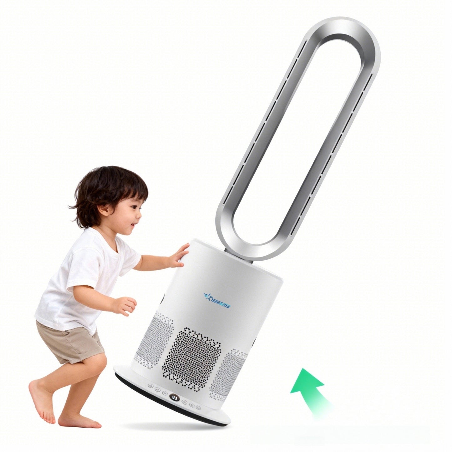 TurboAirStar Čistička vzduchu s ventilátorem pro chlazení nebo ohřátí vzduchu