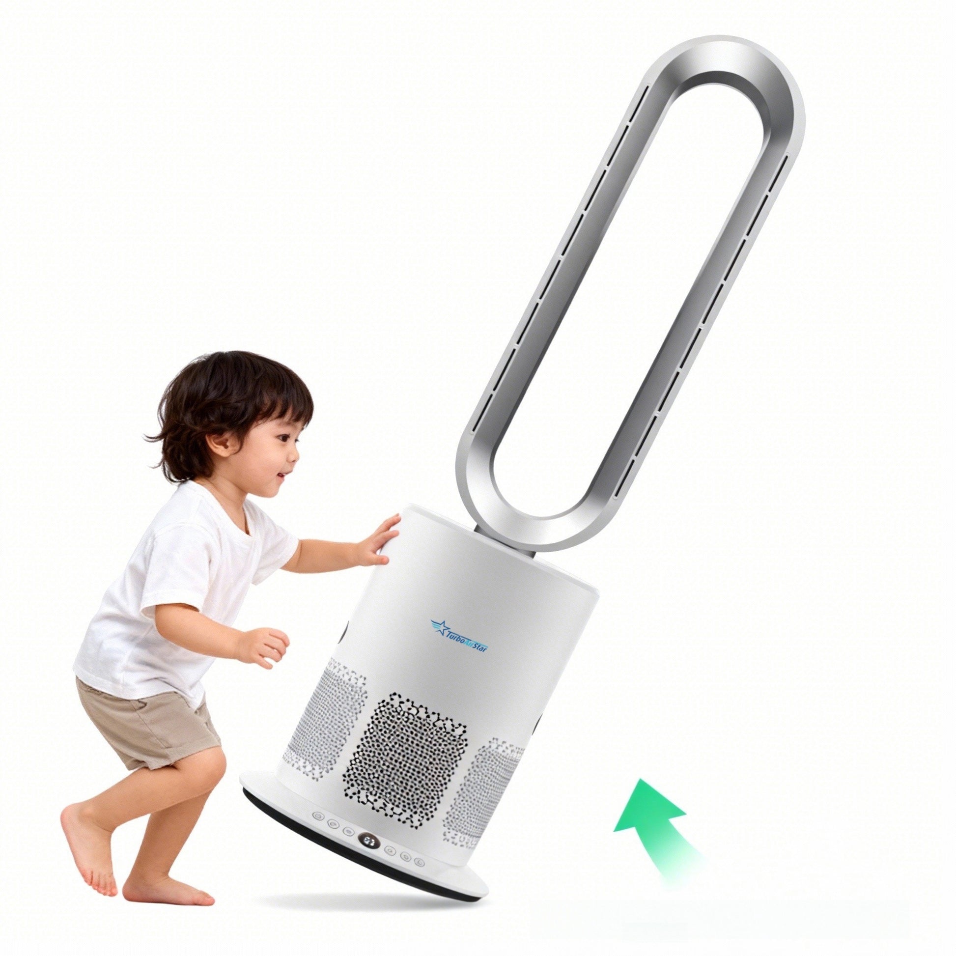 TurboAirStar Čistička vzduchu s ventilátorem pro chlazení nebo ohřátí vzduchu 13 