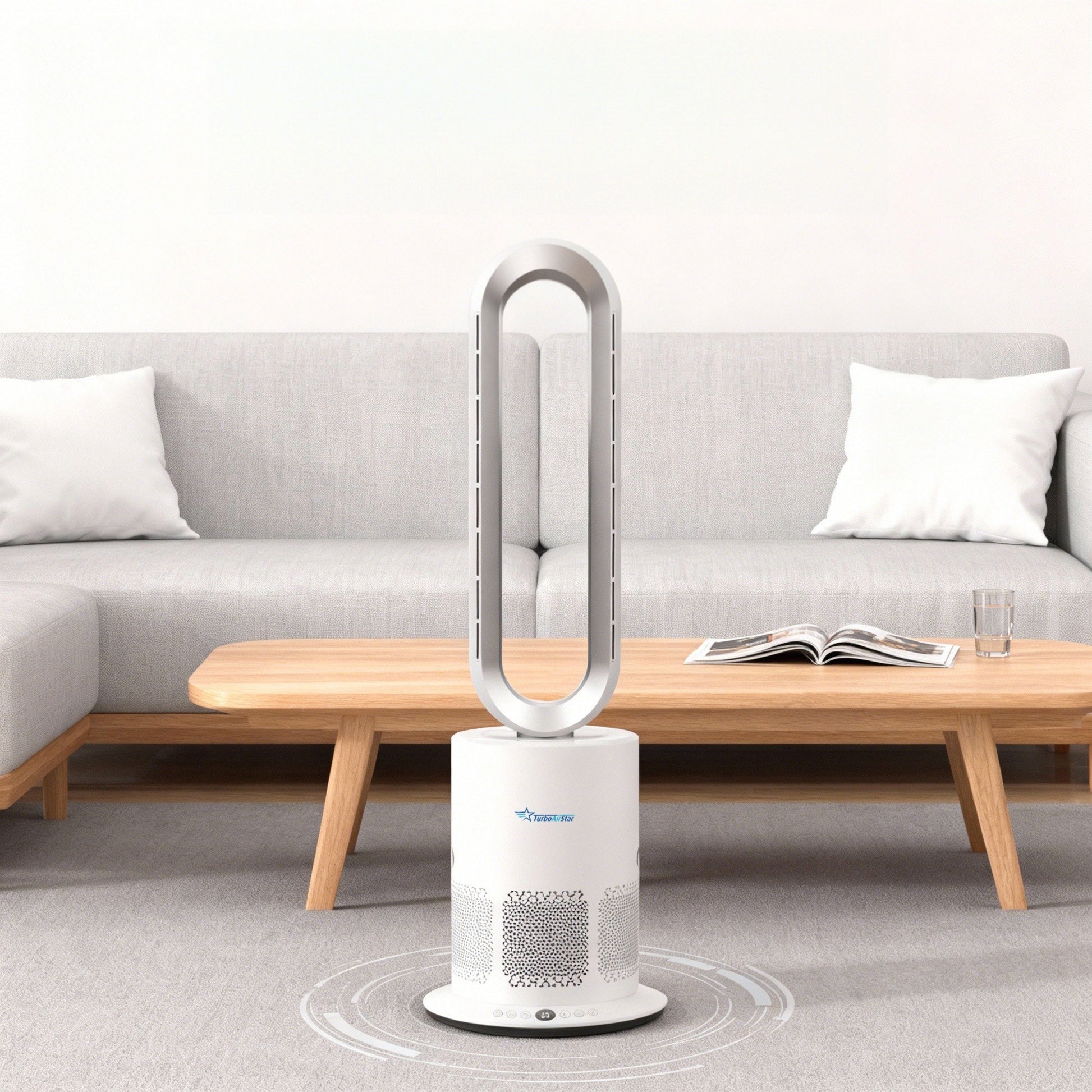 TurboAirStar Čistička vzduchu s ventilátorem pro chlazení nebo ohřátí vzduchu 17 