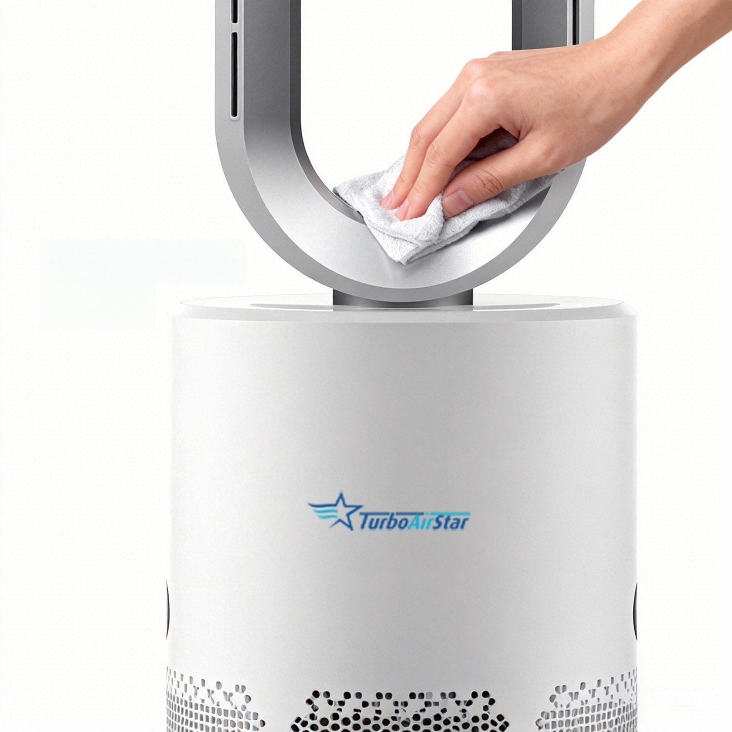 TurboAirStar Čistička vzduchu s ventilátorem pro chlazení nebo ohřátí vzduchu