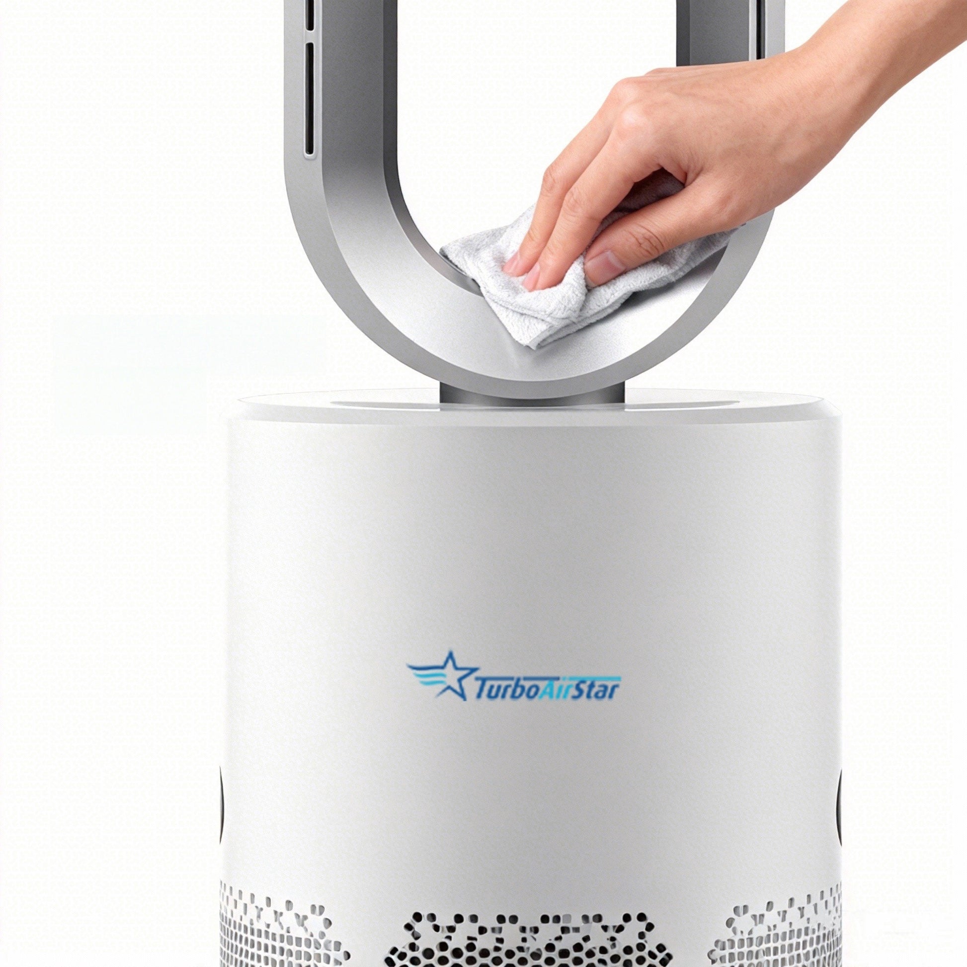 TurboAirStar Čistička vzduchu s ventilátorem pro chlazení nebo ohřátí vzduchu 12 