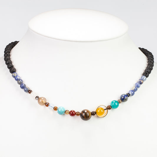 Nugetový Náhrdelník s Lapisem Lazuli a Tygřím Okem