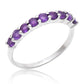 Stříbro 925/1000 - Prsten s Marockým Ametystem - Karátové číslo: 1.04. přibližná hmotnost: 1.9 gramů