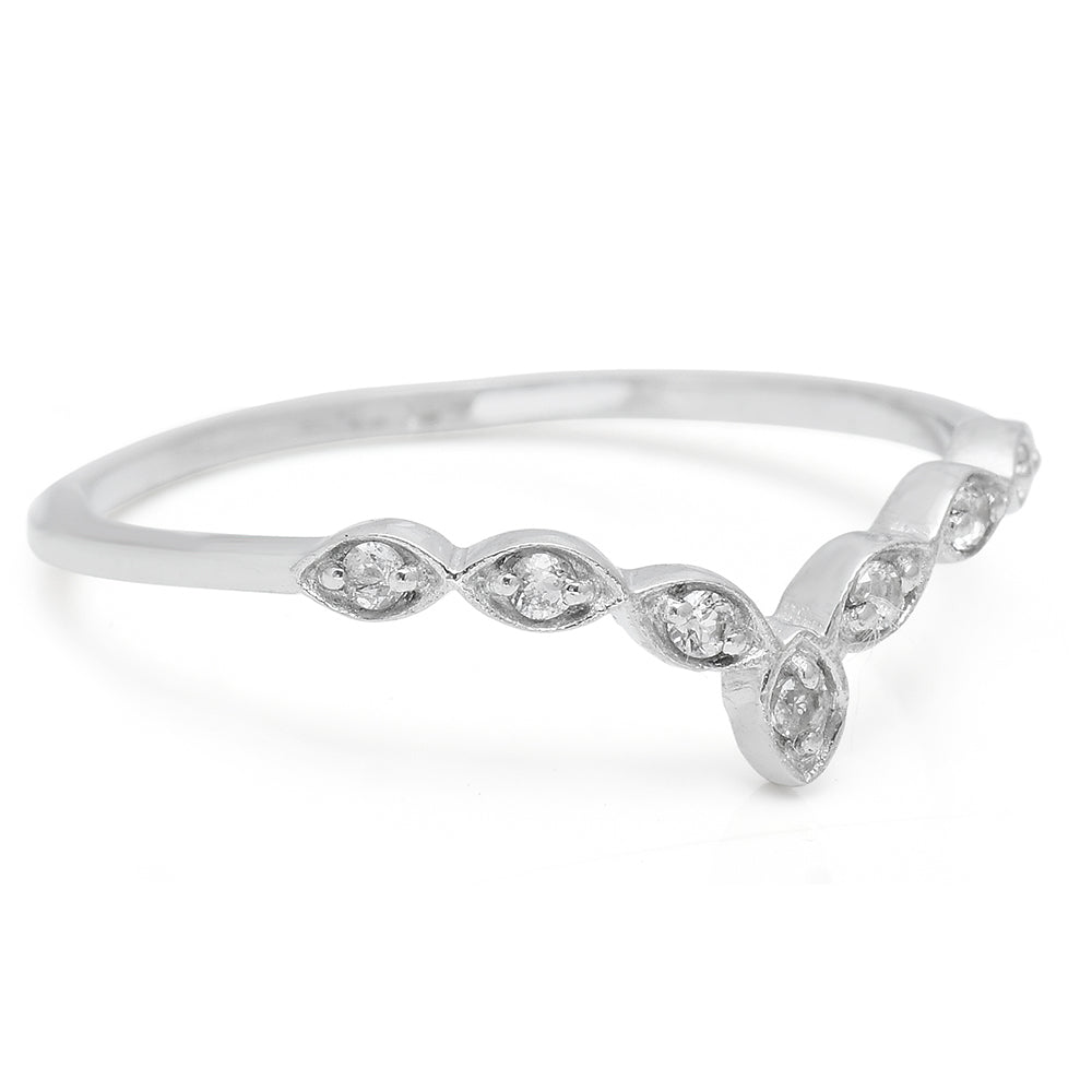 Stříbro 925/1000 - Sada s Marockým Ametystem a Bílým Topazem - Karátové číslo: 0.28. přibližná hmotnost: 2.31 gramů ( Prsten )