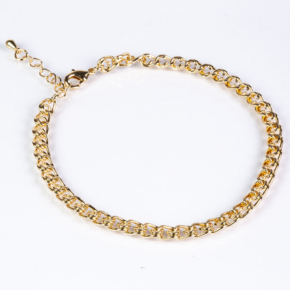 Pozlacená slitina - Sada  ( Náhrdelník+Náramek )