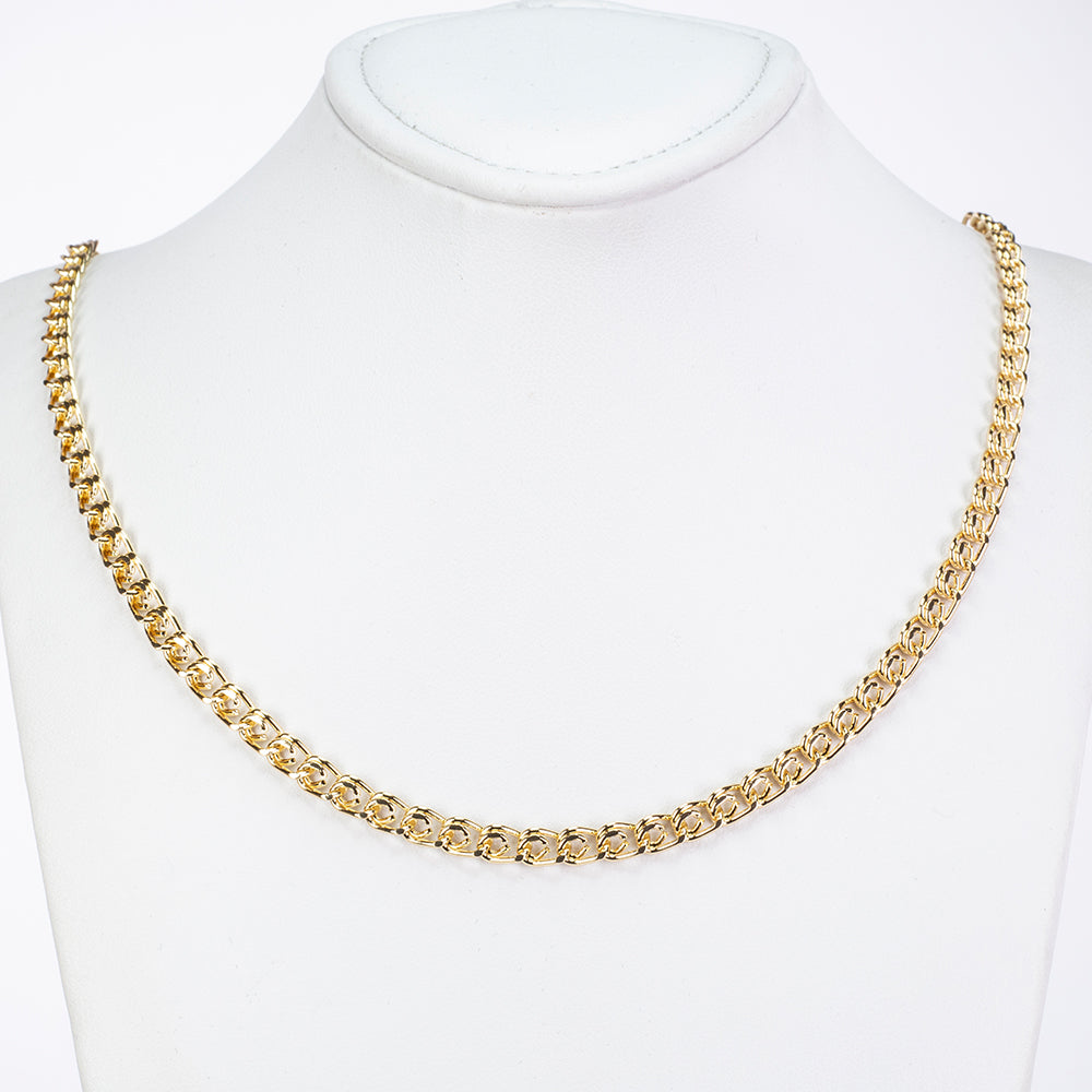 Pozlacená slitina - Sada  ( Náhrdelník+Náramek ) 3 