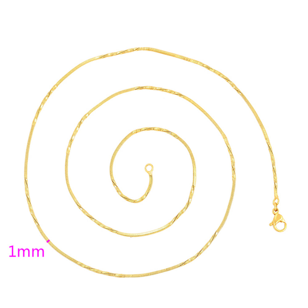 Pozlacený Slitinový Řetízek ( Náhrdelník )