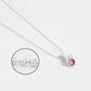 Pozlacený Slitinový Náhrdelník s Růžovým Emporia® Křišťálem