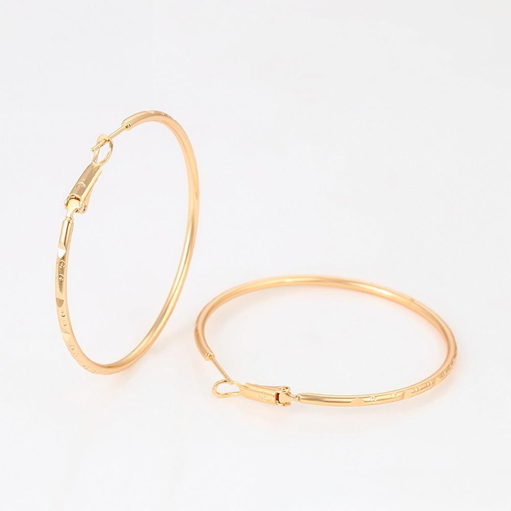 Pozlacené Slitinové Náušnice 4 