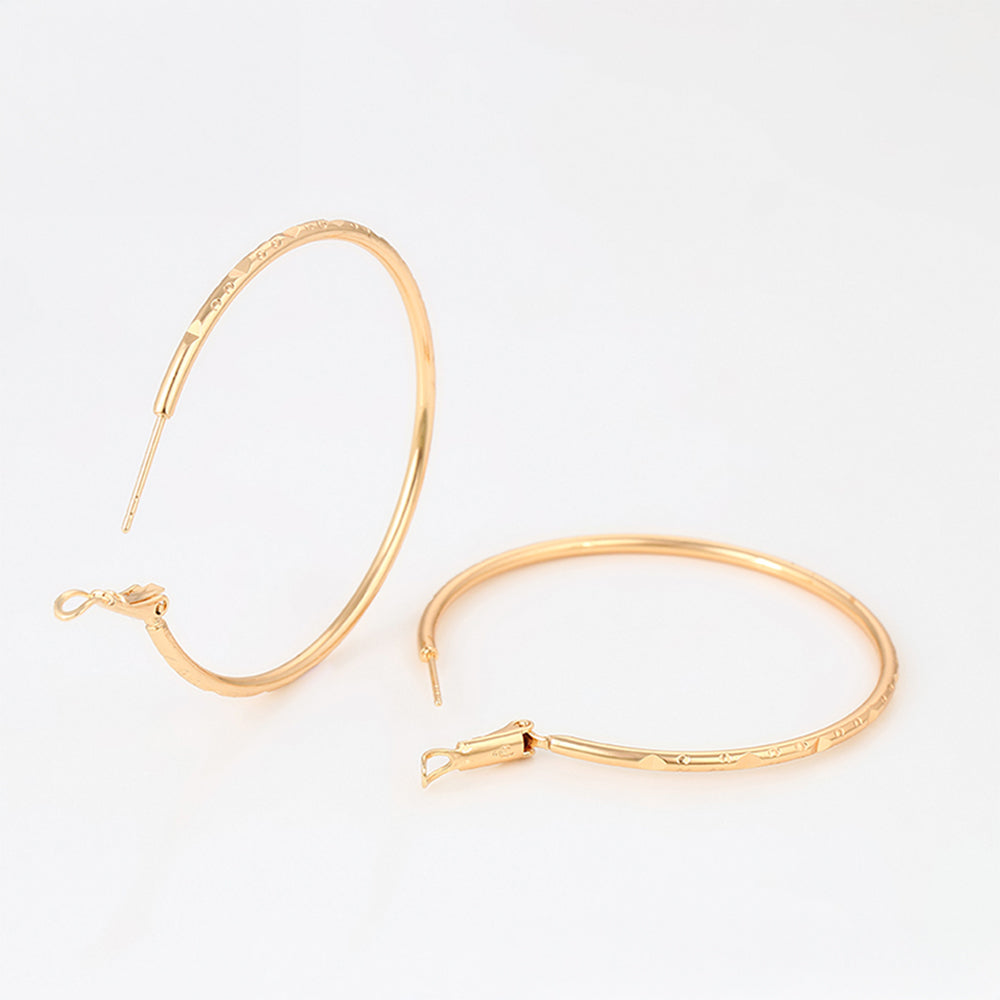 Pozlacené Slitinové Náušnice