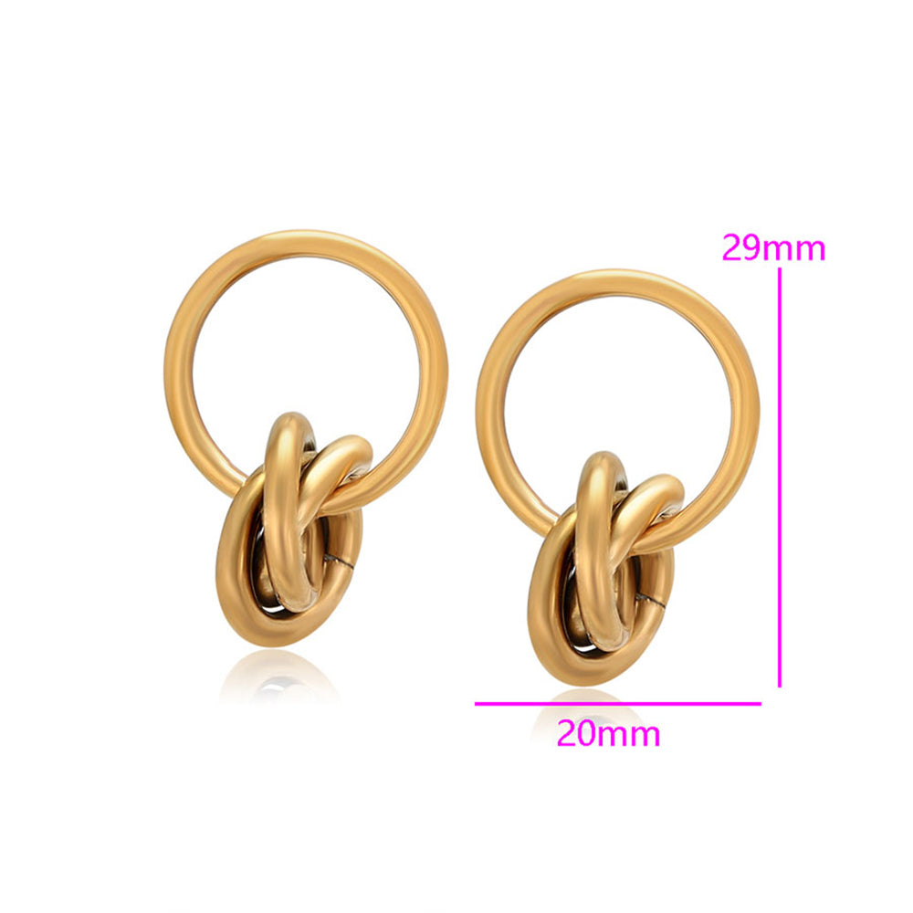 Pozlacené Slitinové Náušnice