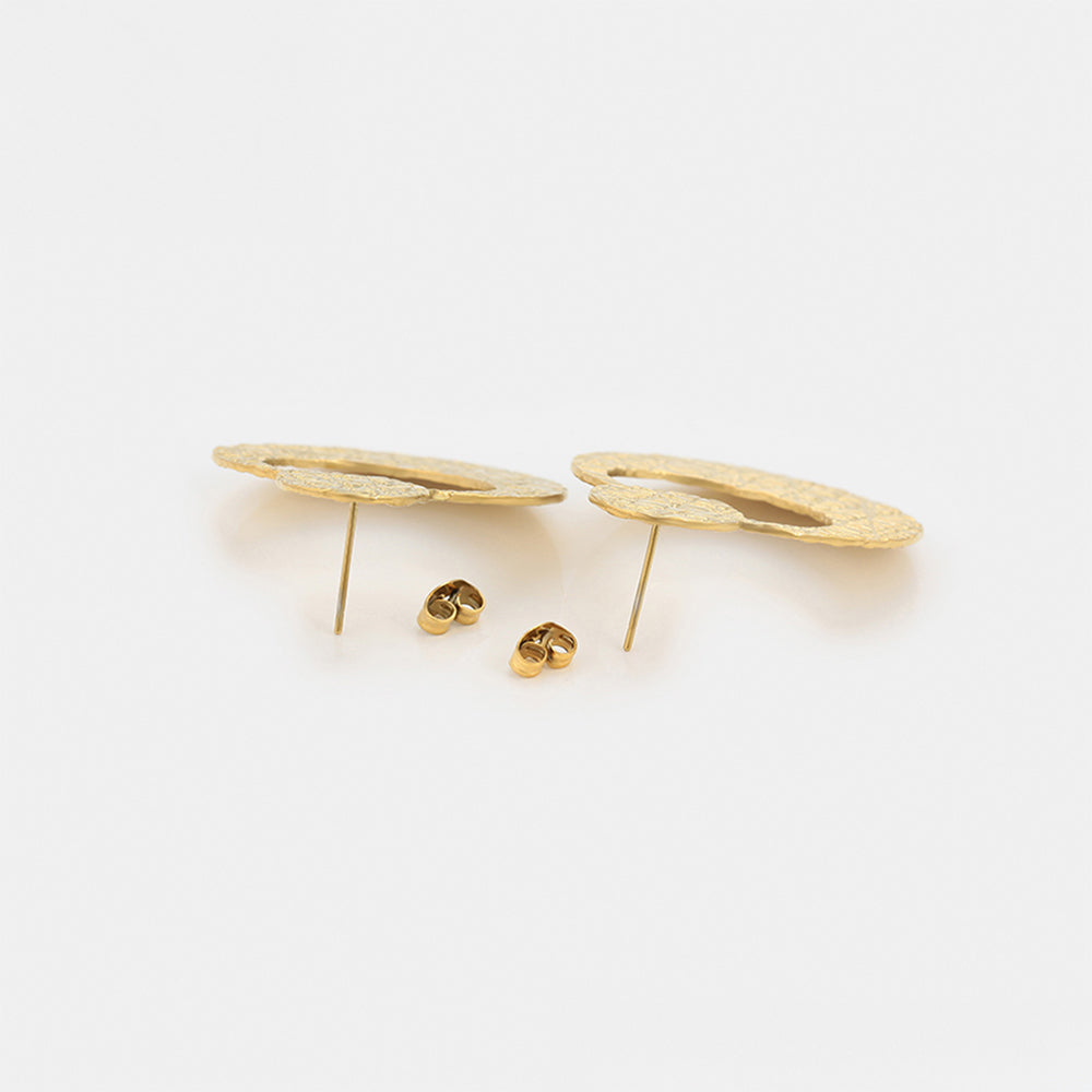 Pozlacené Slitinové Náušnice 5 