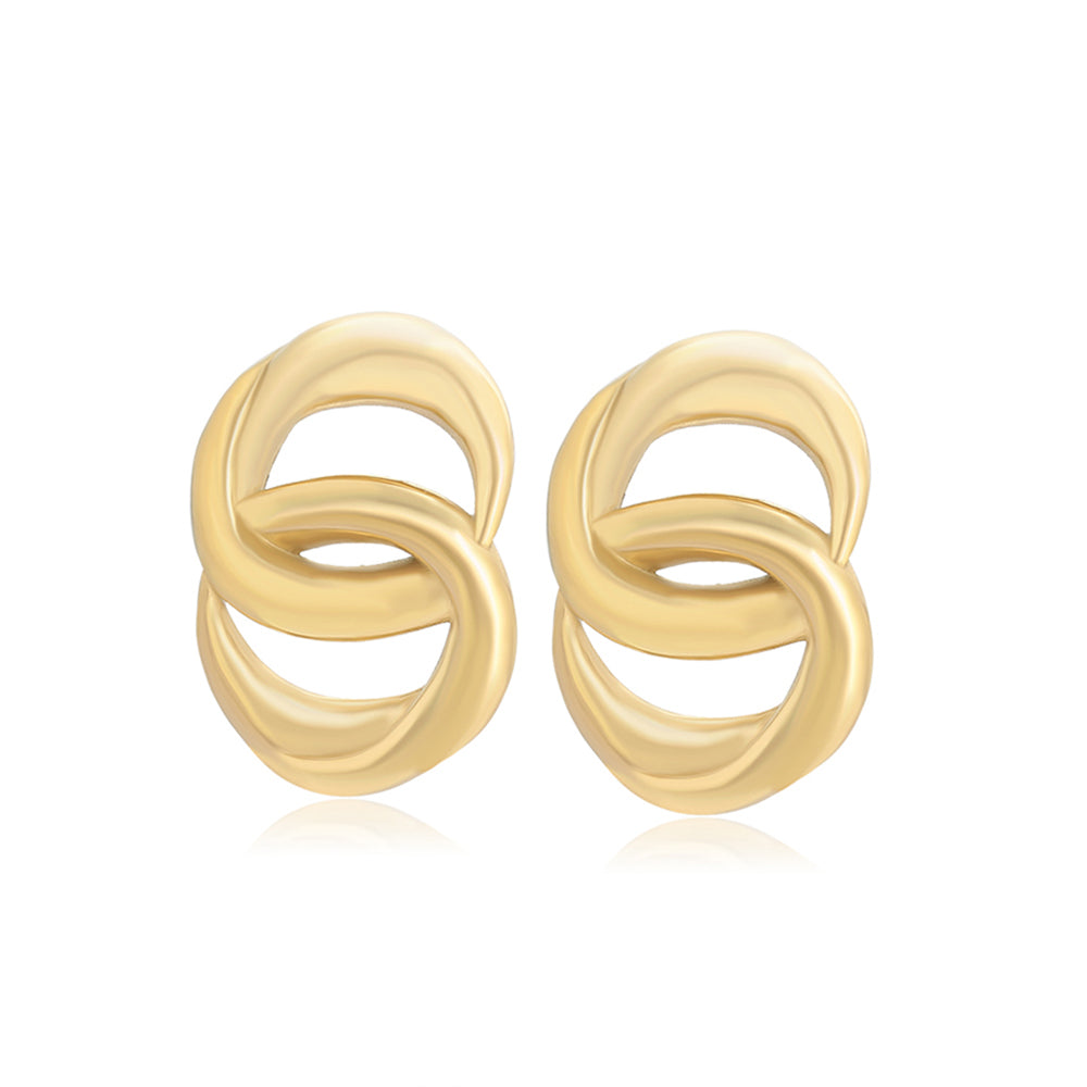 Pozlacené Slitinové Náušnice