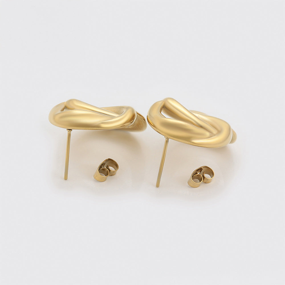 Pozlacené Slitinové Náušnice