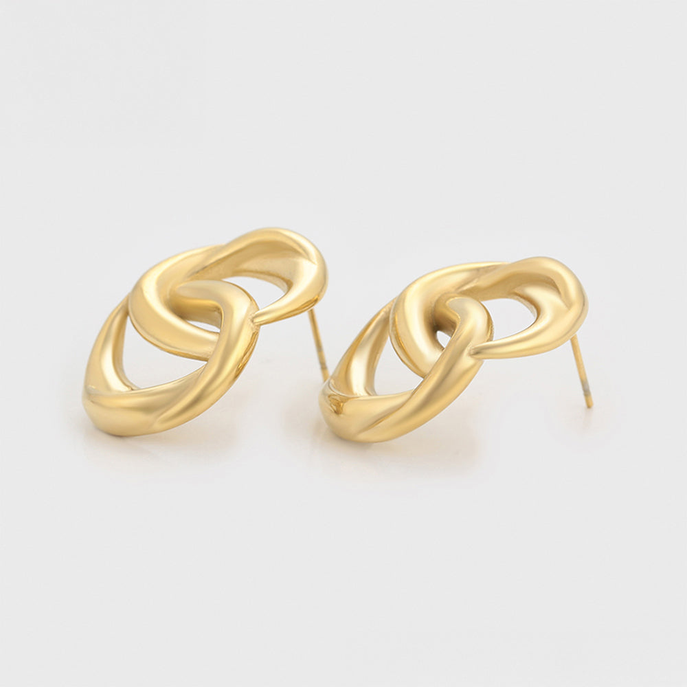 Pozlacené Slitinové Náušnice 5 