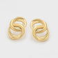 Pozlacené Slitinové Náušnice