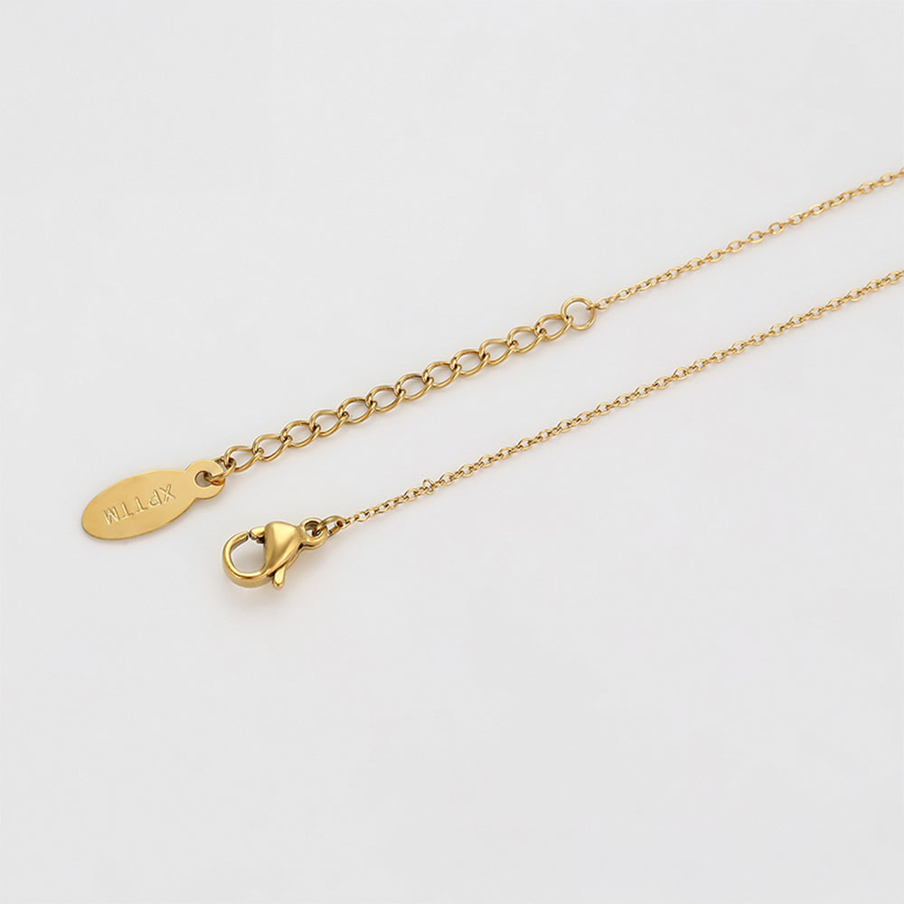 Pozlacený Slitinový Náramek se Zeleným Emporia® Křišťálem